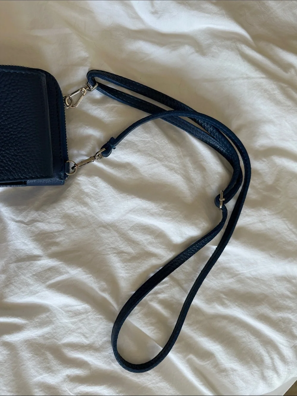 Gorgeous Real Leather Crossbody Phone Wallet from Italy!